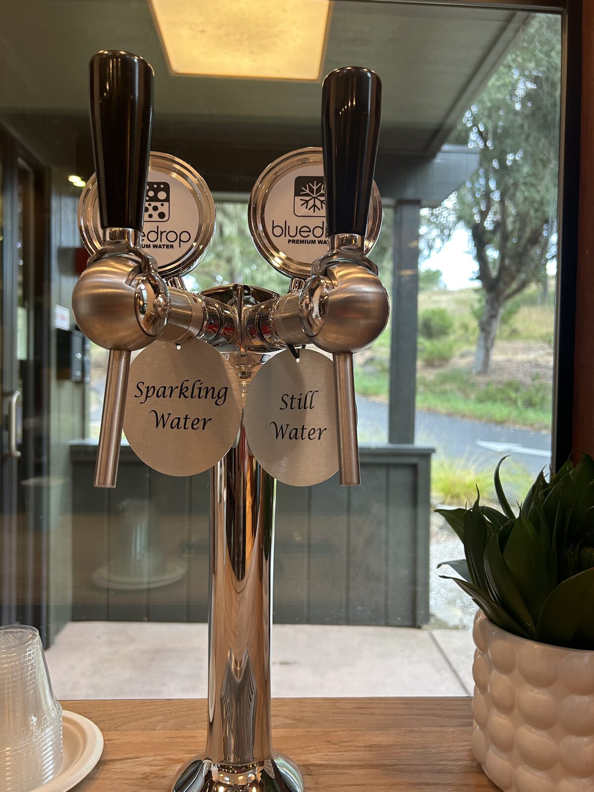 Sparkling and still water taps