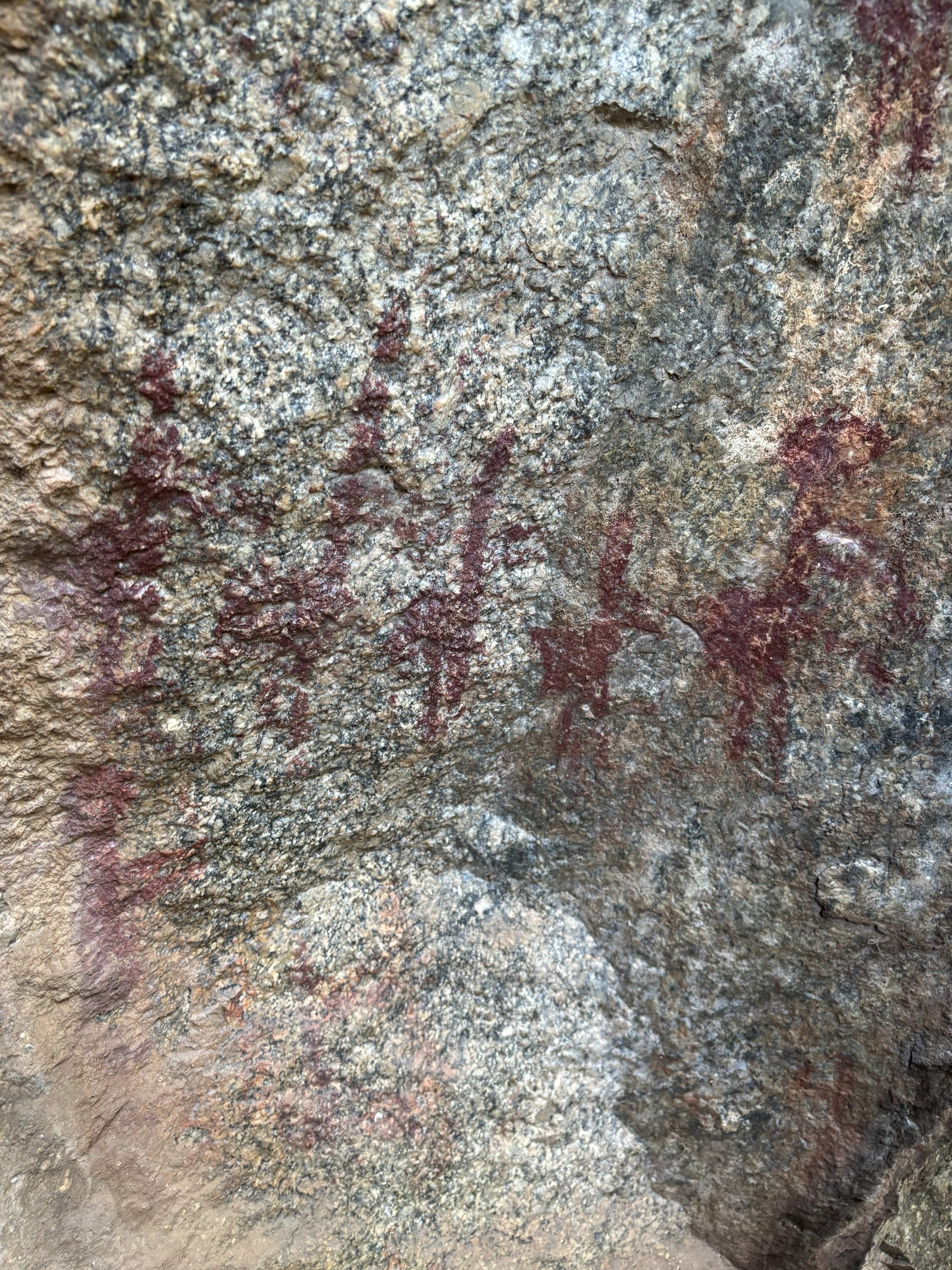 Interpretive panel explaining the Dorobo rock paintings — The Rock Paintings of the Dorobo People, with images of Dorobo hunters and text about their history